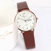 Relojes de lujo para mujer Reloj para mujer Reloj luminoso digital simple Tendencia Moda Temperamento Calendario Estudiantes de secundaria Niñas Cuarzo gsdfg