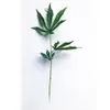 偽の植物1PCS大麻植物と家の装飾のために人工葉の装飾的な花の花輪293R5749809