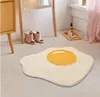 Carpets Message Bathmat Rug Fluffy Letters Poach Egg Entrance Carpet Area Floor Pad Mats Nordic Welcome Doormat Home Room DecorCarpets