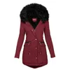 2021 Parka chaude plus épaisse veste d'hiver surdimensionnée femmes veste de mode à capuche femmes vêtements veste d'extérieur Manteau Femme Hiver L220725