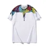 Marque de mode MB à manches courtes Marcelo Classic Jersey Burlon Phantom Wing T-shirt Color Feather Lightning Blade Couple Half T-shirt3Blr