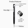 Clip Pen Voice Recorder Интеллектуальная шумоподавляя одна ключевая запись MP3 -плеер DictAphone Запись A5 USB Рекордеры для класса деловой встречи
