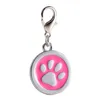 Étiquette gravée pour chien, accessoires de collier pour animaux de compagnie, étiquette d'identification personnalisée pour chat et chiot, en acier inoxydable, nom de patte, pendentif Anti-perte