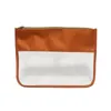 New!! Transparent Waterproof Cosmetic Bags with Zipper Clear Nylon Makeup Bags Portable Travel Toiletry Pouch Penci