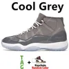2022 Cool Grey 11 11s Basketball Shoes Pure Violet High Citrus University Legend Blue white Bred Concord 45 space jam Gamma women Mens