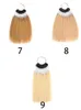 Saç Aksesuarları 100 Doğal İnsan Renk Yüzükleri Grafikler Swatches 30pcslot Salon Kuaför Boyama Uygulaması için Test Örnekleri