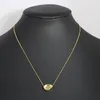 Pendant Necklaces Simple Small Glossy Bean Fashion Clavicle Chain NecklacePendant