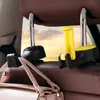 Organizador de coche Asiento Gancho Colgador Monedero Bolsa Soporte Trasero Interior Accesorios BlackCar