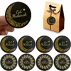 Décoration de fête 60/120 pièces Eid Mubarak cadeau autocollant étiquette boîte joint islamique musulman Ramadan fournitures