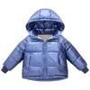 2022 Autumn Winter Baby Coats Fashion AstronauT Print Toddler Parkas Nieuwe 1-6y waterdichte babykinderen Haped Outerwear Jackets J220718