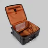 Travel Tale Inch Men Genuine Leather Hand Luggage Cabin Trolley Bags On Wheels J220707