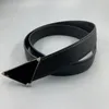 Designerbälten för män Modebälte Lyxigt midjeband Klassisk bokstavstriangel Spänne Gördel Herr Ceinture Bredd 3,5 cm med låda