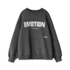 CHIC VEN Women's Sweatshirts Casual Loose Round Collar Fuzzy Letter Hoodie for Women Spring Autumn 2022 Streetwear Sports Tops T220726