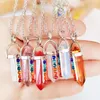 Reiki Healing Stones Necklaces 7 Chakra Colorful Natural Gemstone Hexagonal Prism Bullet Pendulum Jewelry for Women Men Gifts Crystal Rhinestone Pendant Charms