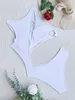 Women's Swimwear Sexy Bikini European And American Swimsuit Female Hollowed Out Swimsuit Solid Color