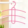 Plastic Fishbone 3-laags multifunctionele hangers garderobe kledinghanger anti-skid kunststoffen kledingrek 20220528 D3