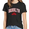 Brooklyn 1898 York Women Funny T Shirt 11 Girl Y2K 90S HARAJUKU KAWAII TEES UNISEX CARTOON Ubrania Ubranie