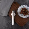 Stal nierdzewna kasztanowa urządzenie otwierające domowe nakrętki krzyżowe narzędzie kruszka klipsowe akcesoria kuchenne kithchenware jle14167