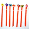 Custom Hot Cartoon silicone straw toppers accessories cover charms Reusable Splash Proof drinking dust plug decorative 8mm straw