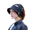 Cokk Horsetail Beanie Tulband Hat Lady Korean Winter Cap ao ar livre à prova de frio Capéu quente Hats femininos Padrão de penas à prova de vento J220722