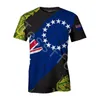 Camisetas de hombre Islas Cook Polinesia Cultura 3D Impreso 2022 Moda Verano Harajuku Camiseta Unisex Top O-cuello Manga corta C27Men's MeMen