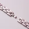 Lady X Link Bracelet Straps cSteel Ceinture Bande Fit iWatch Series 7 6 SE 5 4 3 Pour Apple Watch 41 42 44 45mm Bracelet Meilleur Cadeau Fille