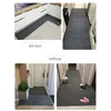 Tappetino lungo sottile antiscivolo striscia kaki impermeabile antiolio tappeti da cucina tappetini per porte del corridoio zerbino d'ingresso del centro commerciale 220811