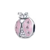 925 Silver Fit Pandora charme 925 pingente de pulseira pingente pato cogumelo de cofre de tartaruga de cogumelos pingentes pingentes de jóias de contas finas