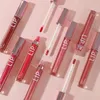 Pudaier Matte Fine Flash Lip Gloss 방수 전문 메이크업 완전한 휴대용 반짝이 립 유약 메이크업 색조 화장품