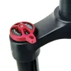 Rowerowe widelce Pasak MTB Zawiesinowe Widelec 20 -calowy hamulec tarczowy Mat Mat Black Air Absorb 100 mm QR 9 mm Sterowanie 28,6 mm Lokowanie pilota