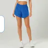 5 pulgadas Short Sports Fitness Hotty Hot Yoga Outfits para mujer Casual Gym Shorts sueltos con bolsillo con cremallera Summer Run Jogger Athletic Quick Dry