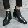 Stivali Chelsea Scarpe da uomo Top Fashion Qualità Cintura a loop PULLA PULLA PULTA COMUNICA CHUNDA CAZIE FRESABLE ZAPATOS DE HOMBRE DH891