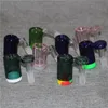 Accessori per narghilè in vetro da 14 mm con contenitore in silicone colorato da 5 ml Reclaimer maschio femmina Ashcatcher per Bong Dab Rig Quartz Banger Disponibile