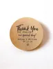 100pcs personalizados White Labelwedding Design Kraft Baking Gift Stick of Your Company Nome Personalizado 220613