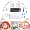 Décoration de fête réglable en plastique ballon arc colonne stands ensemble pour mariage bébé douche anniversaire Bachelorette autres fêtes événements fête