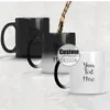 Benutzerdefinierte Desin-Tassen, personalisierte magische Tasse, wärmeempfindliche Keramik, Farbwechsel, Kaffeetassen, Milchbecher, Geschenk, Druckbilder, R 210409