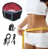 Portabel 660nm 850nm Infraröd fysisk LASWR -bälte Röd ljusterapi Wrap Laser 360 Body Shape Slimming Lipo Belt Laser