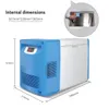 ZOIBKD Lab Supplies 20L Portable -86° Celsius Réfrigérateur Ultra-Basse Température pour Stockage d'Échantillons de Laboratoire Congélateur ULT
