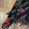 Balencaigalies Balencigalies modeströja Kvinnor Tattered Autumn Winter Round Neck Randig långärmad kvinnor män avancerad jacquard cardigan stickning swe iiaw