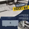 Sublimation Tools Practical Silicone Faucet Mat For Kitchen Sink Splash Guard Bathroom Faucets Water Catcher Mats Sink Draining Pad Behind Fauce B0520A029