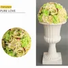 Couronnes de fleurs décoratives mariage hortensia Rose Simulation route plomb fleur colonne romaine T accessoires décoratifs en pot