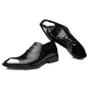 Handgefertigter Derby-Schuh für Herren mit Metallkappe, modisches Rindsleder, formelle Business-Schuhe für Herren, Oxfords, große Größe 38–46