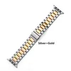 Metal Smart Stems For Apple Watch 7 Storlek 45mm 41mm Band Rostfritt stålarmband Armband Fit IWATCH 6 5 4 3 2 SE 42 44mm 40 38mm Bands