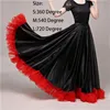 Stage Wear Gypsy Espagne Flamengo Gril Dance Dress Flamencodance Costume Femmes Vestidos Performance 360/540/720 Degré Chorus Belly