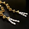 Dangle & Chandelier Goddess Simple INS Wind Chime Series Elegant Classic Fashion Pearl Earrings EarringsDangle