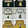 Uf Chen37 Goodjob Männer Jugend Frauen Vintage #4 Chauncey Billups Colorado Buffaloes Basketballtrikot Größe S-6XL oder benutzerdefiniertes Trikot mit beliebigem Namen oder Nummer