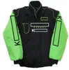 F1 Racing Jacket 2022 New Winter Zip Col montant Logo brodé