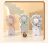 Cartoon-fan Little Lion Three Speed ​​wind draagbare handheld USB opladen buiten kleine fans