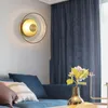Wall Lamp Nordic Luxury LED Glass Sconce Light Background Decorative Living Room Bedroom Bedside Bar Shop Bra FixtureWall