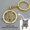 مخصصة pet القط الكلب نقش بو keychainhandmade صورة حلقة رئيسية الذاكرة عيد ميلاد مجوهرات 925sterlingsilver 220411